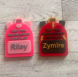 NFC Emergency Contact Backpack Tag