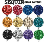 Football Faux Sequin Spirit wear**EXCLUSIVE DESIGN**