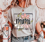 Floral, Boho, Trendy, Flowers, Flower, Spring, Summer, Leopard, Mother's Day ADULT TEE