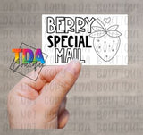 Berry Special Mail | 2.25" x 1.25" | Packaging Sticker | Packing Label | Small Business | Sassy