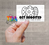 Get Eggcited Your Happy Mail Is Here | 2.25" x 1.25" | Packaging Sticker | Packing Label | Small Business | Sassy