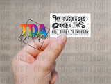 My Packages Bring The Post Office To The Door | 2.25" x 1.25" | Packaging Sticker | Packing Label | Small Business | Sissy