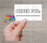 Order For: | 2.25" x 1.25" | Packaging Sticker | Packing Label | Small Business | Sassy