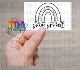 Shop Small | 2.25" x 1.25" | Packaging Sticker | Packing Label | Small Business | Sassy