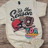 Tis' the Season Baseball ADULT TEE