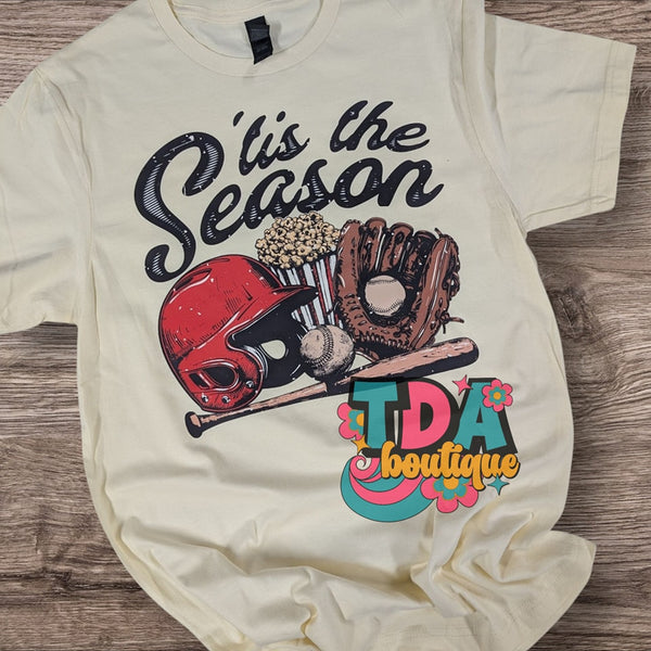 Tis' the Season Baseball ADULT TEE