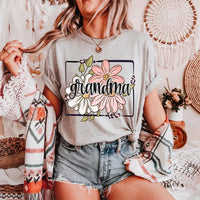 Floral, Boho, Trendy, Flowers, Flower, Spring, Summer, Leopard, Mother's Day ADULT TEE