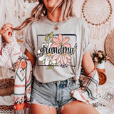 Floral, Boho, Trendy, Flowers, Flower, Spring, Summer, Leopard, Mother's Day ADULT TEE