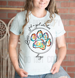 Just a girl who loves dogs Angels Network Tee