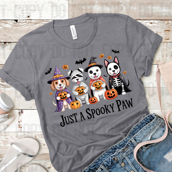 Just a spooky paw Animal Angels Network Tee