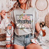 Floral, Boho, Trendy, Flowers, Flower, Spring, Summer, Leopard, Mother's Day ADULT TEE