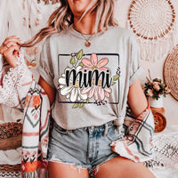Floral, Boho, Trendy, Flowers, Flower, Spring, Summer, Leopard, Mother's Day ADULT TEE