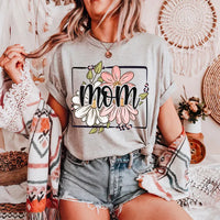 Floral, Boho, Trendy, Flowers, Flower, Spring, Summer, Leopard, Mother's Day ADULT TEE